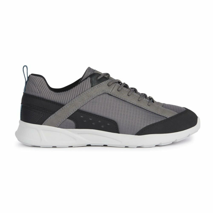 Geox Herren U Sanzio C Sneaker 42 EU Dk Stone Black Angebot bei HelloDeals