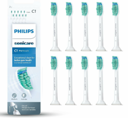 Philips Sonicare C1 ProResults-Bürstenköpfe für elektrische Schallzahnbürsten, 10 Stück (Modell HX6010/32) Alt 1 stück (10er Pack) Angebot bei HelloDeals