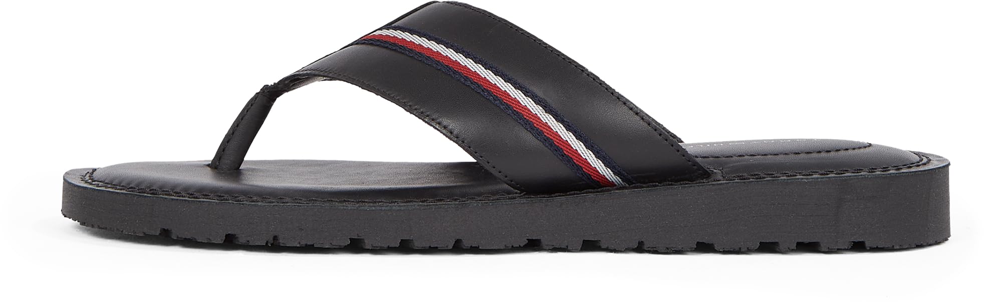 Tommy Hilfiger Herren Core Hilfiger Toe Post Lh Sandal Fm0fm05416Flache Sandalen 40 EU Schwarz Angebot bei HelloDeals