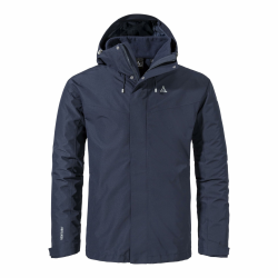 Schöffel Herren 3in1 Jacket Style Okere MNS, wasserdichte, atmungsaktive Outdoorjacke mit herausnehmbarer Fleecejacke, warme 3in1 Jacke mit verstellbarer Kapuze 48 navy blazer Angebot bei HelloDeals