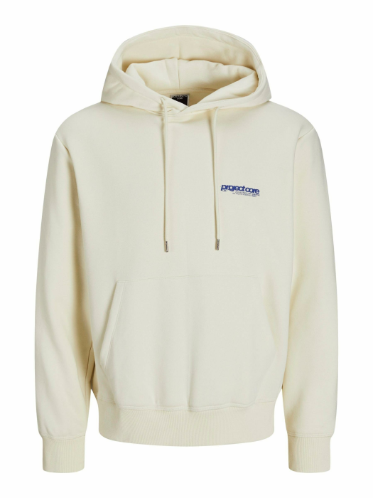 JACK & JONES Male Kapuzenpullover Rückenprint Kapuzenpullover XS Sweet Corn Angebot bei HelloDeals