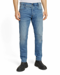 G-Star Herren D-STAQ 3D Slim Jeans 27W / 32L Blau (Lt Indigo Aged D06761-8968-8436) Angebot bei HelloDeals