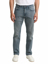 Tom Tailor Herren TTMARVIN Straight Jeans mit Stretch 28W / 34L 10162 - Mid Stone Blue Grey Denim Angebot bei HelloDeals