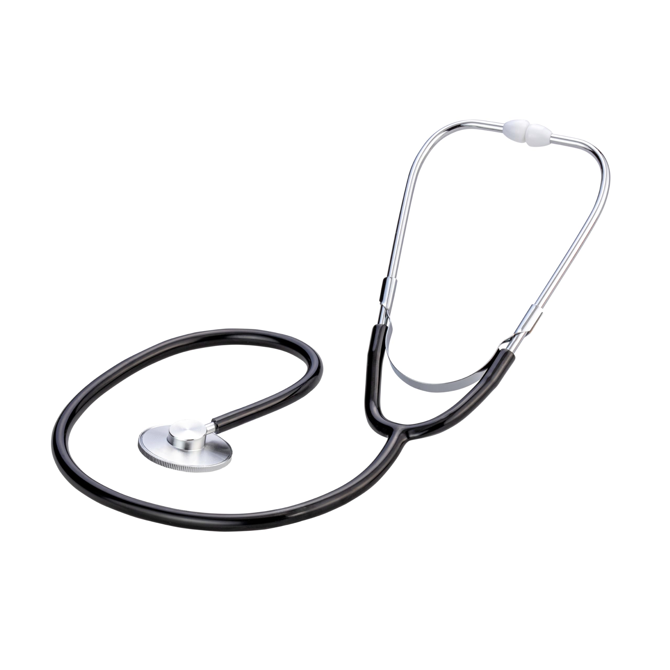 Medi-Inn Flachkopf-Stethoskop SCHWARZ - ultraleicht, nickelfrei, flaches Bruststück, 1-Schlauch-Y-System, weiche Ohroliven Angebot bei HelloDeals