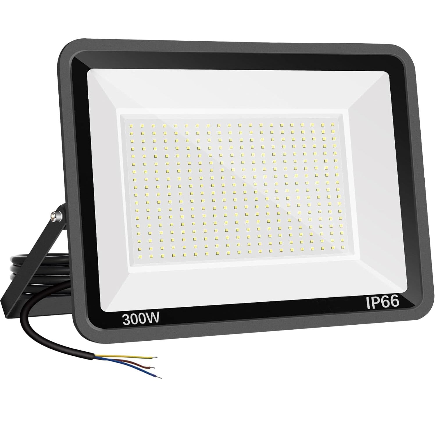 300W LED Strahler Außen,Superhell 30000LM Scheiwerfer LED-Strahler, IP66 Wasserfest Fluter 6500K Kaltweiß Flutlicht Außenleuchte,für Hinterhof, Auffahrt, Türen, Garage, Flur, Garten Black 1 PCS Angebot bei HelloDeals