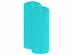 Doppelpack Jersey Nackenrolle-Kissenbezug - Uni Kissenhülle 1389.1908, ca. 40 x 15 cm, türkis Angebot bei HelloDeals