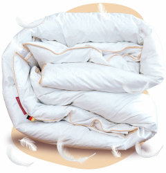 Feder Bettdecke 135 x 200 cm - Daunendecke 135x200 für den Winter - extrawarme Winterdecke mit Federn & Daunen - Kassettendecke ideal für den Winter - Decke Winterdecke 135x200 cm Angebot bei HelloDeals