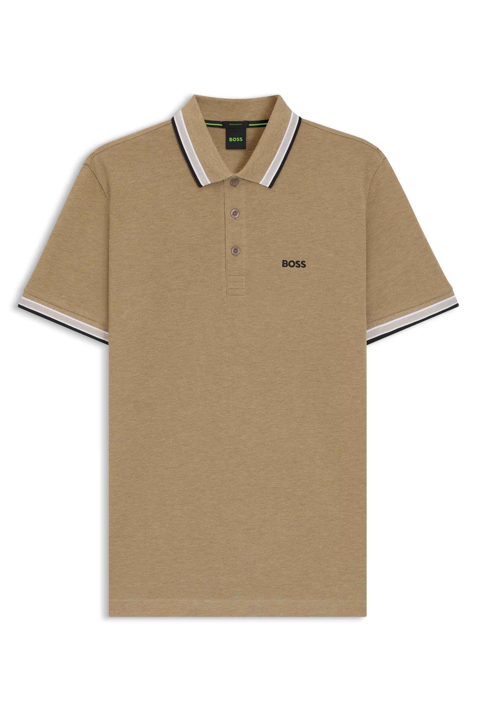 BOSS Herren Paddy Polo XL Medium Beige Angebot bei HelloDeals