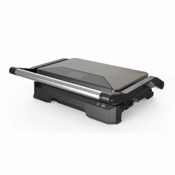 Black+Decker – Grill BXGR1001E | 1000W | 180°-Öffnung | Platten 23×14,5 cm | Antihaft PFOA-frei | Schwimmdeckel | Auffangschale | Kontrollleuchten | Cool-Touch 1000W | Öffnung 180º Angebot bei HelloDeals