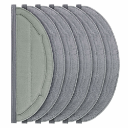 6 Stück Wischtücher für Roborock Q10 S5/S5+ Roboter Saugroboter, Wiederverwendbar und Waschbar Ersatztuch Q10S5 Wischtücher Angebot bei HelloDeals