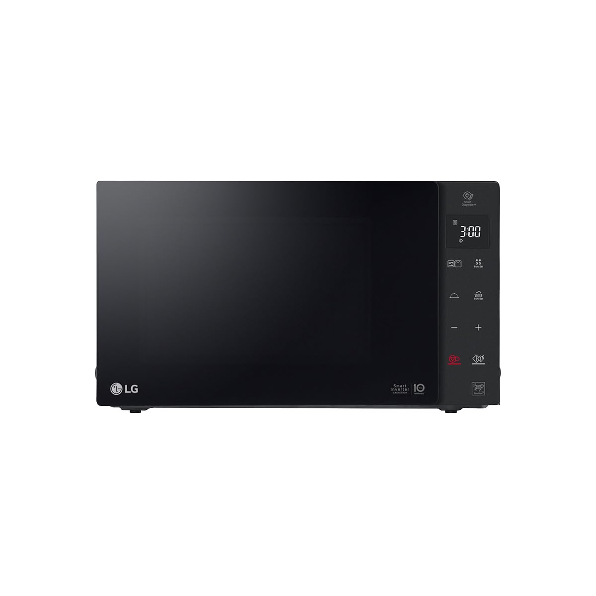 LG MH6535GDS Mikrowelle (25 L, 1000 W) mit Grill (LED-Display, Smart Inverter Technologie, pflegeleicht), Schwarz 1000 W 25 Schwarz Transparent Angebot bei HelloDeals