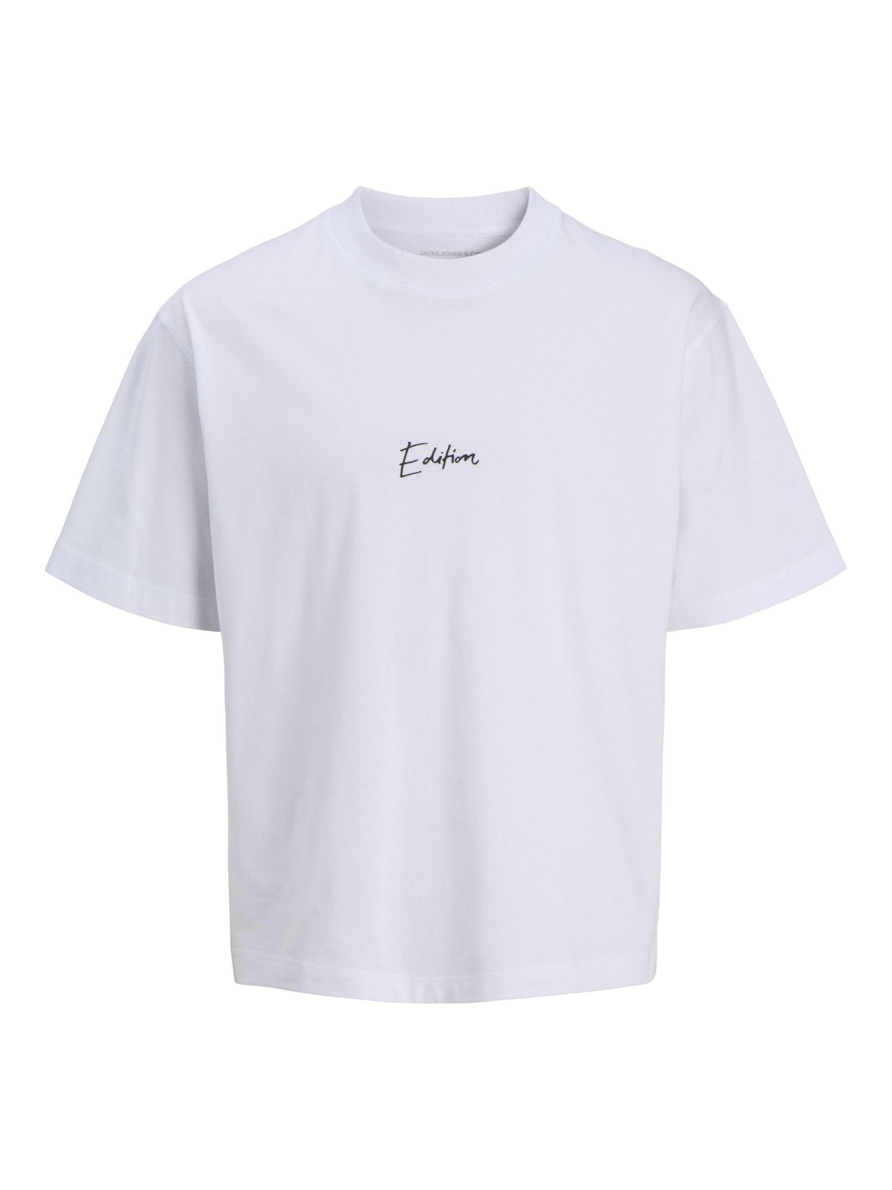 JACK & JONES Male T-Shirt Rückenprint T-Shirt S Bright White Angebot bei HelloDeals