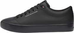 Tommy Hilfiger Herren Th Hi Vulc Core Low LTH Ii ESS Fm0fm05511Low Top 44 EU Black Triple Black Angebot bei HelloDeals