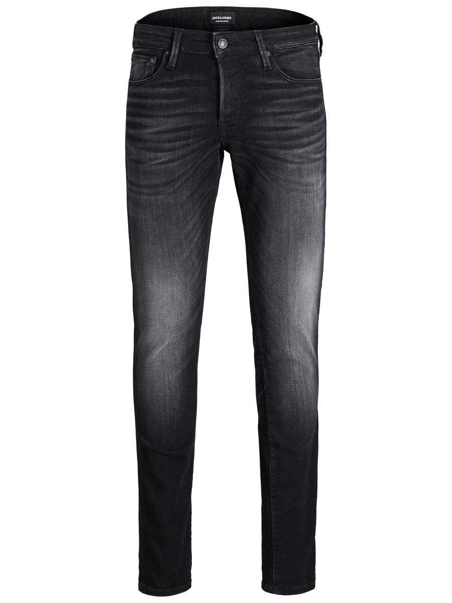 JACK & JONES Male Slim Fit Jeans JJIGLENN JJICON JJ 557 50SPS NOOS Slim Fit Jeans 29W / 30L Black Denim Angebot bei HelloDeals
