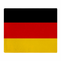 Decke 150x200 cm Kuscheldecken Sanft Flanell Weich Fleecedecke Flagge von Deutschland 150 x 200 cm Angebot bei HelloDeals
