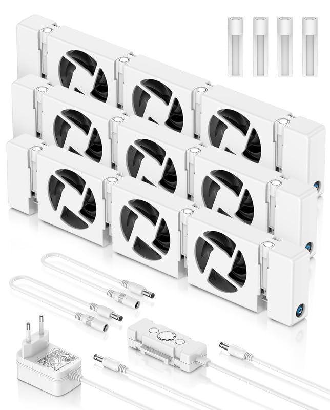 Heizkörper Ventilator, 3 Stück Smartes Heizgebläse für Heizungen, Langlebiger Heizkörperventilatoren für Unterheizungen, Heizungsventilator zum Sparen von Energie und Heizkosten Angebot bei HelloDeals