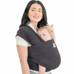 KeaBabies Babytrage Ab Geburt - Atmungsaktive Babytragetücher, Babytrage Neugeborene Ab Geburt, Babytuch Tragetuch Baby Neugeborene, Kleinkind Handfreie Baby Carrier (Mystic Gray) Einheitsgröße (1er Pack) Mystic Gray Angebot bei HelloDeals