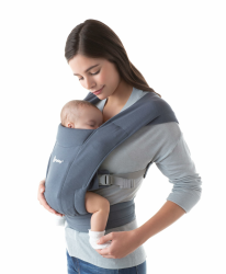 Ergobaby Embrace Babytrage für Neugeborene ab Geburt Extra Weich, Bauchtrage Baby-Tragetasche Ergonomisch, Oxford-Blau, 1 Stück (1er Pack) Oxford Blue Soft Knit Angebot bei HelloDeals