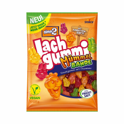 nimm2 Lachgummi Mümmelbande – 1 x 225 g – Veganes Fruchtgummi mit Vitaminen, Frucht- und Gemüsesaft – Süßigkeit in sechs Geschmacksrichtungen Mümmelbande 1 x 225g Angebot bei HelloDeals