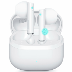 Bluetooth Kopfhörer, Kopfhörer Kabellos Bluetooth 5.3 In Ear Kopfhörer mit Hi-FI Stereoton und HD mic, IP7 Wasserdicht Ohrhörer, 46 Stunden Wiedergabe weiß Angebot bei HelloDeals