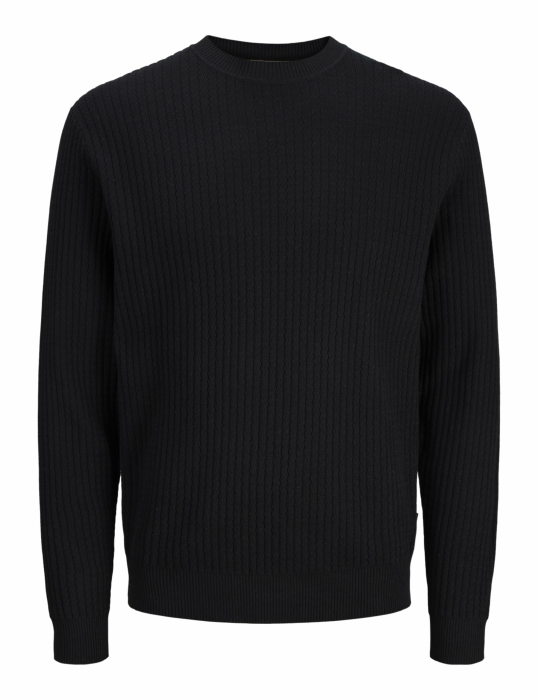 JACK & JONES Pullover JPRBLUBARKLEY KNIT CREW NECK CH LN L Schwarz Angebot bei HelloDeals