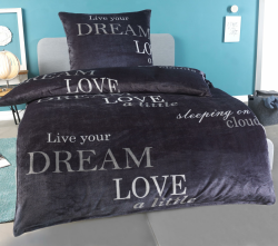 MALIKA Winter Plüsch Bettwäsche Nicky-Teddy Cashmere Coral Fleece 135x200 155x220 200x200 Kissenbezug 80x80 Verschiedene Muster, Größe:135 x 200 cm, Design - Motiv:Design 1 135 x 200 cm Design 1 Angebot bei HelloDeals