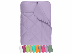 Sommerdecke 135x200 cm - dünne und leichte Bettdecke für den Sommer - Mikrofaser - Ökotex 100 - waschbar 60 Grad - 732.932, Flieder Angebot bei HelloDeals