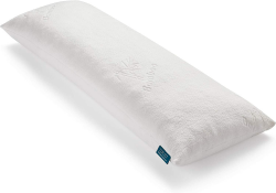 LUCID Seitenschläferkissen aus zerkleinertem Memory Foam – Körperkissen – perfekt für die Schwangerschaft – ultraweicher Rayon-Bezug aus Bambus, Weiß 1 Stück (1er Pack) Angebot bei HelloDeals