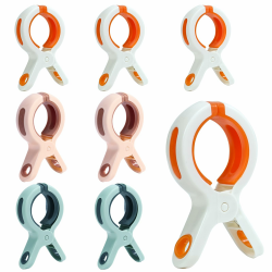 8 Stück Handtuchklammern für Strandliegen, Winddicht Wäscheklammern rutschfeste Wäscheklammern Große, für alltägliche Wäsche, Badetücher, Bettwäsche und Dicke Kleidung Angebot bei HelloDeals