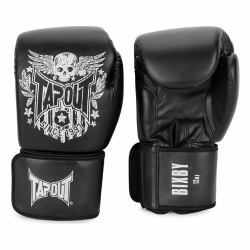 Tapout Boxhandschuhe aus Kunstleder (1Paar) Bixby, Black/Off White, 14 oz, 960009 Angebot bei HelloDeals