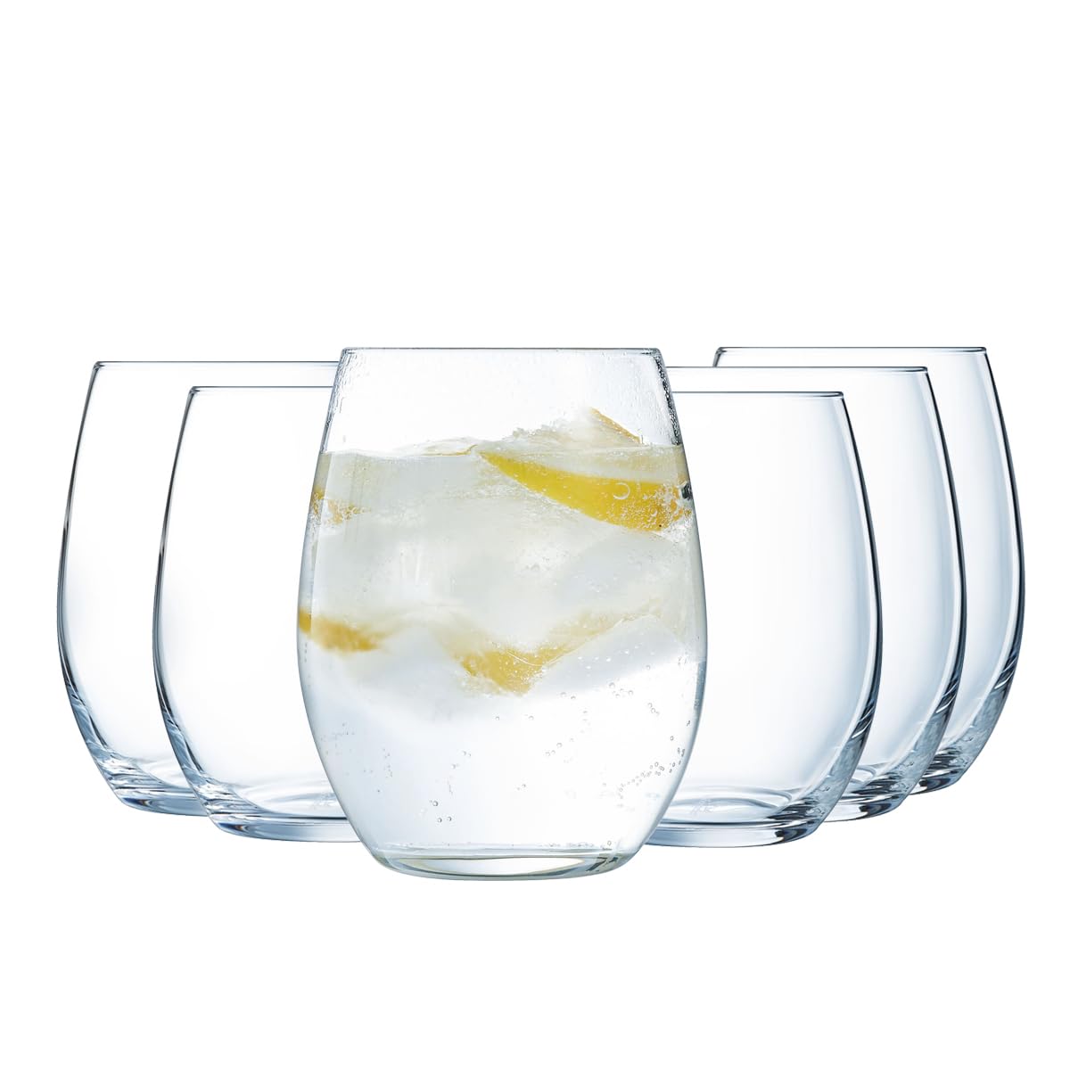 Chef & Sommelier Primary - Trinkgläser 35cl - 6 Stück - aus Krysta Kristallglas - für Wasser, Säfte und andere Softs - Glanz, Transparenz und hohe Widerstandsfähigkeit Modern Angebot bei HelloDeals