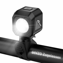toptrek Fahrradlicht Vorne 5-8h Akkulaufzeit, Fahrradlampe Vorne StVZO zugelassen, USB-C Aufladbar, Batterie Aufforderung Schwach, IPX5 Wasserdicht Fahrrad Frontlicht für Rennrad E-Bike MTB Citybike Angebot bei HelloDeals