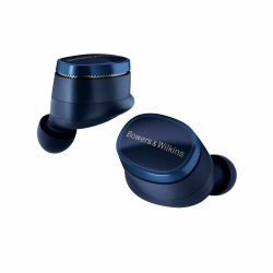 Bowers & Wilkins Pi8 kabellose True Wireless Kopfhörer mit Aktiver Geräuschunterdrückung, Bluetooth, AptX, Ladecase mit Wireless-Audioübertragung – Mitternachtsblau In-Ear Blau Angebot bei HelloDeals