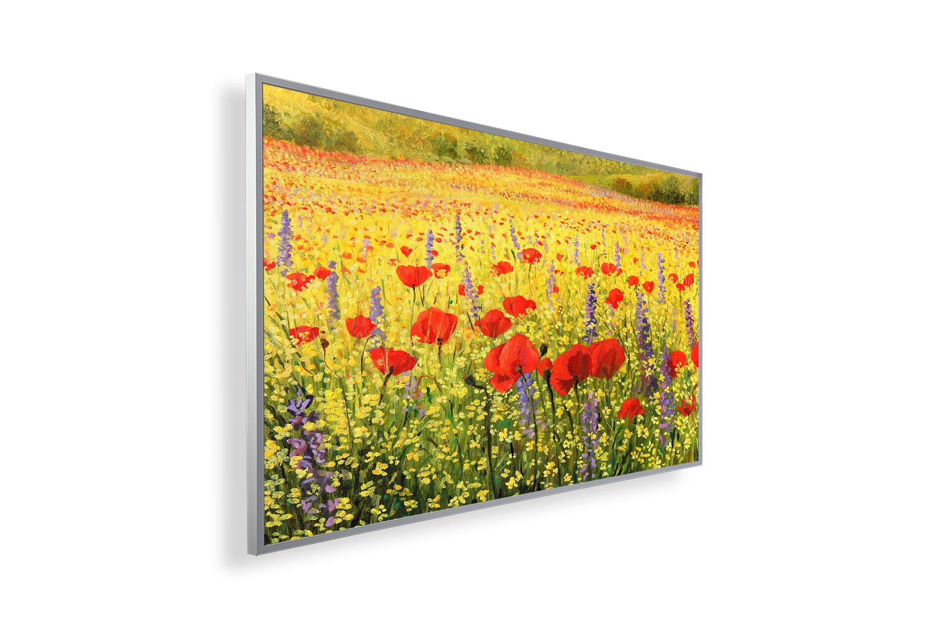 Könighaus 300W Infrarotheizung mit Bild in HD Qualität ✓ Energiesparend ✓ 5 Jahre Garantie ✓ Doppelter überhitzungsschutz ✓ Infrarot Wandheizung ✓ Motiv: 186. Feld aus Nelken 300 Watt Motiv: 186. Feld aus Nelken Angebot bei HelloDeals