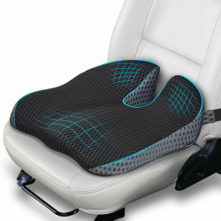 Keilkissen für Fahrer – Ergonomisches Autositzkissen aus Memory-Foam mit Keil-Design – Geeignet für Fahrersitze in PKW & Transportern Angebot bei HelloDeals