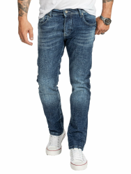 Rock Creek Herren Jeans Hose Denim Stretch Regular Fit Jeanshose Stonewashed W29-W44 33W / 34L Rc-2408-blau Angebot bei HelloDeals
