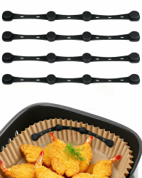 Weenkler Magnete für Airfryer Backpapier - 4 Stück Magnetische Silikon Beißluftfritteuse Zubehör für Backpapier Fixieren, Airfryer Magnete für Ninja, Philips, Cosori, 17.5 cm Angebot bei HelloDeals