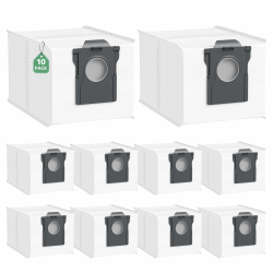10 Pack X40/X50 Ultra Staubbeutel für Dreame L10s Ultra Gen 2/Gen3/X40/X50 Ultra/ L10s Pro Ultra Heat /L40 Ultra/Mova E30 Ultra/P50 Pro Ultra, 3,2L Ersatzbeutel mit großem Fassungsvermögen Angebot bei HelloDeals