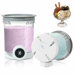 2 Stück Pint-Behälter für Ninja Swirl CREAMi, Swirl Pints und Deckel kompatibel mit NC700 NC701EU Serie, BPA-frei & Spülmaschinenfest NC700 NC701 Series Angebot bei HelloDeals