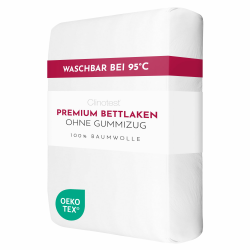 Clinotest 150x200 cm Bettlaken ohne Gummizug, 170 g/m², Premium Flachbettlaken aus 100% Baumwolle, Soft & atmungsaktiv, Kochfest, Hotelqualität, pflegeleicht, schrumpffest & farbintensiv 150 x 200 cm Angebot bei HelloDeals
