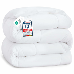 BEDSURE Bettdecke 135x200 Winterdecke 450gsm - Warm Winterdecke 135 x 200 cm für Winter, 200x135 Waschbar Dicke Winterbettdecke, Weiß 135x200 cm Weiß 1 Angebot bei HelloDeals