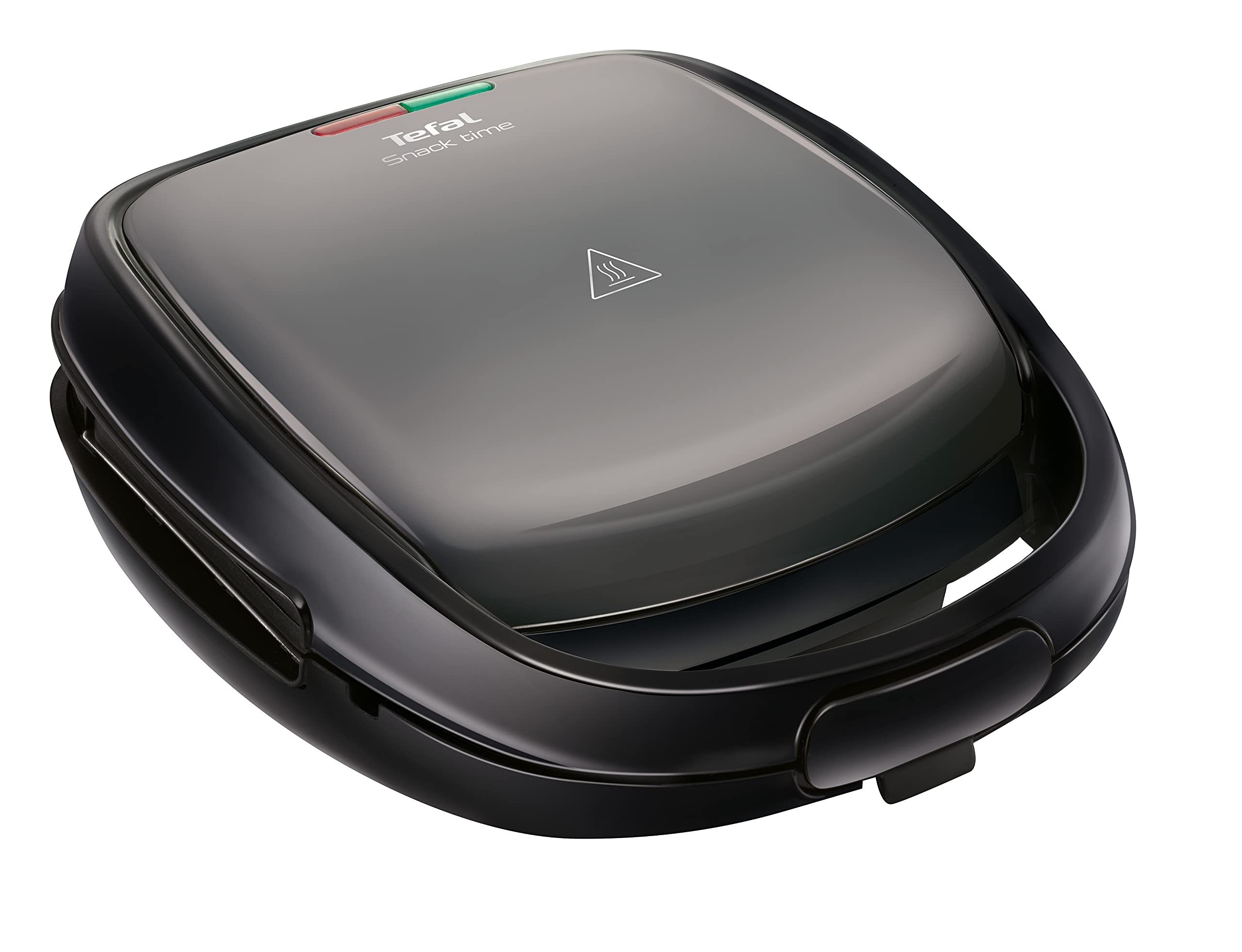 Tefal SW341B Snack Time 2in1 Kombi-Gerät Waffeleisen und Sandwichtoaster | 2 herausnehmbare | Antihaftbeschichtete Plattensets | Spülmaschinengeeignet | Wärmeisolierter Griff | ‎700 W | Grau/Schwarz Modernes Design Grau Angebot bei HelloDeals