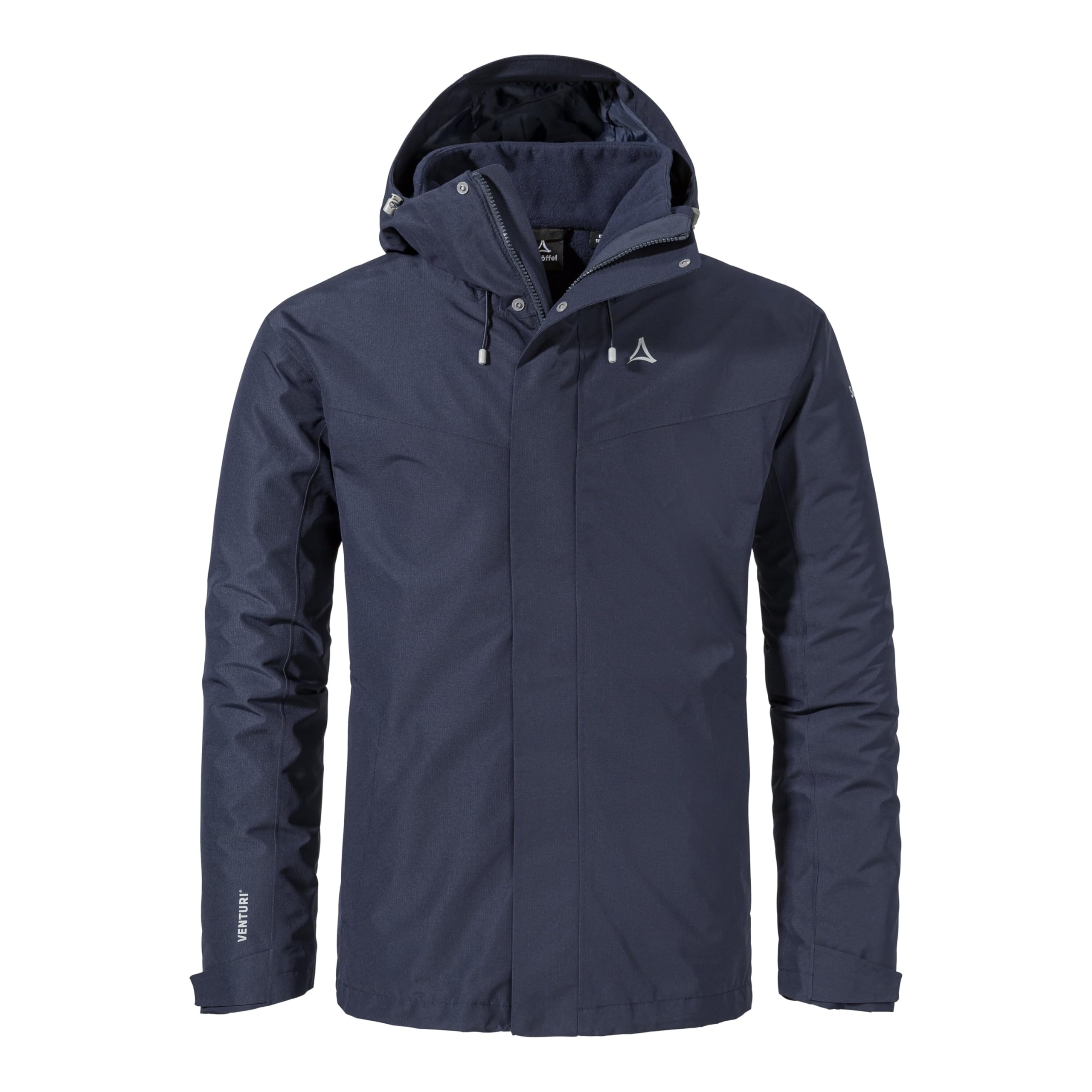 Schöffel Herren 3in1 Jacket Style Okere MNS, wasserdichte, atmungsaktive Outdoorjacke mit herausnehmbarer Fleecejacke, warme 3in1 Jacke mit verstellbarer Kapuze 52 navy blazer Angebot bei HelloDeals