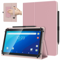 TiMOVO Universal Hülle für 10,1 Zoll Android Tablet mit Stiftschlaufe, Leichtes & Faltbares Standhülle mit Handschlaufe für Alle 9,6-11 Zoll Touchscreen-Tabletten, Hellrosa AE-Hellrosa Angebot bei HelloDeals