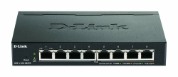 D-Link DGS-1100-08PV2/E, 8-Port Layer 2 Gigabit PoE Smart Switch (8 x 10/100/1000 Mbit/s BaseT PoE Port, 64W PoE Kapazität, lüfterlos, Metallgehäuse) - Nur EU-Netzkabel, Schwarz 8 Port-8x1G PoE+(64W) PoE Angebot bei HelloDeals