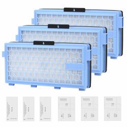 3 Sätze Ersatz Filters für Miele Compact C1, C2, Complete C2, C3, S8340 S8360 S8380, Guard S1 L1 M1 Staubsauger, 3 HEPA-Filter mit 3 Motorfilter 3 Abluftfilter für S4000, S5000, S6000 & S8000 Serie Hepa Air Clean Filter mit Aktivkohle Angebot bei HelloDeals