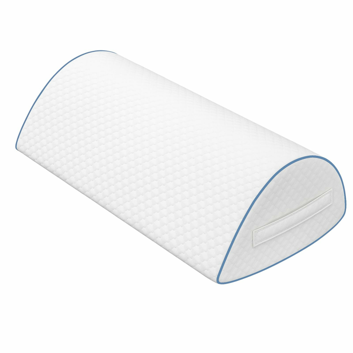 pozico Kniekissen für Seitenschläfer – Ergonomisches Beinkissen mit Memory Foam – Lagerungskissen für Knie, Beine & Rücken – Nackenrolle Mit Tragelasche & Waschbarem Bezug Weiß Angebot bei HelloDeals