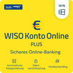 WISO Konto Online Plus 365 | Aktuelle Version | Ein Online-Banking für alle Konten | Besserer Überblick über Ihre Finanzen | Plus: Mehr Auswertungen, Verwaltungsmöglichkeiten, uvm.| Windows Download | PC Aktivierungscode per Email WISO Konto Online Plus 3 Angebot bei HelloDeals
