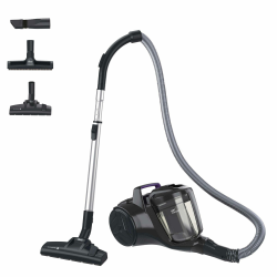 Hoover HP1 Staubsauger beutellos, leistungsstarker Bodenstaubsauger mit 2L-Behälter, EPA-Staubfilter, integriertem Zubehör, 7,5 m Arbeitsradius, ideal für Hartböden & Teppiche [HPZ107HM] 700W Bodenstaubsauger Angebot bei HelloDeals