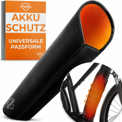 E-Bike Akku Schutzhülle I Ebike Schutz Hülle für mehr Reichweite I universale Passform I Fahrrad Abdeckung für integrierte E bike Akkus I Lackschutz Zubehör Regenschutz Fahrradzubehör WHEELOO Standard Angebot bei HelloDeals